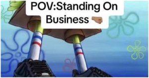 stand on business meaning